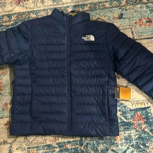 Men’s North Face Navy Blue Down Jacket Size Large